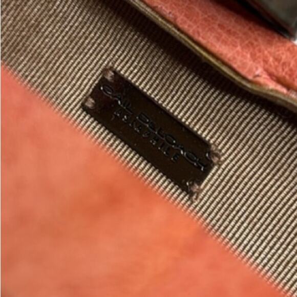 Gail DeLoach Asiaphile Orange Animal Skin Clutch - Picture 4 of 9